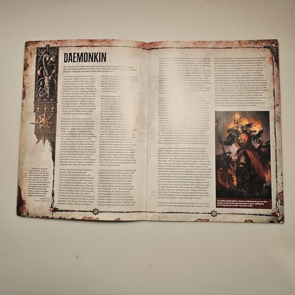 Warhammer 40k Codex Heretic Astartes Deamonkin, 8th Edition Paperback - Picture 3 of 4